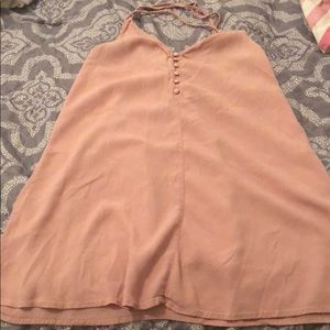 Kendall & Kylie Pink Button Up Dress